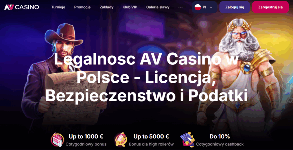 Legalnosc AV Casino w Polsce - Licencja, Bezpieczenstwo i Podatki